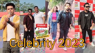 CELEBRITIES IN MALAD MASTI 2023 SUPER STAR IN MALAD  SUNDAY FUN DAY  MALAD BACK ROAD [upl. by Amity270]