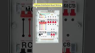 Wiring a 3Phase Distribution Board wiring engineering [upl. by Onailimixam422]