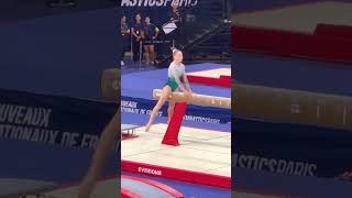 Paris Bercy 2023 Kaylia NEMOUR 🇩🇿 balancebeam gymnast 123vivalalgerie [upl. by Benton441]