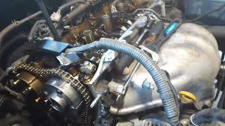 2010 toyota camry timing chain replacement 25 liter [upl. by Soph780]