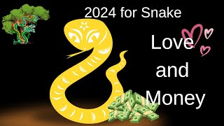 Snake – Chinese astrology 2024 Love and Money Predictions [upl. by Bluefarb]