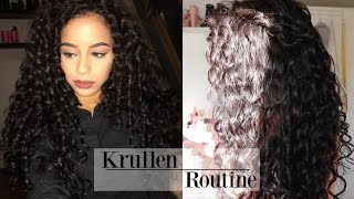 Krullen routine NL ➰ update 🌺  Alyssarxs [upl. by Fesoy542]