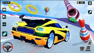 GT Car Impossible 🎯 Mega Ramp Stunt 3Dandroidgames gaming car [upl. by Aer123]