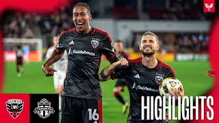 DC United vs Toronto FC  HIGHLIGHTS  MLS 2024 [upl. by Nolahp]