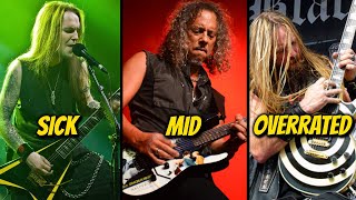 SICK Or OVERRATED The 25 Most Iconic METAL Lead Guitarists Ever [upl. by Ahsenat]