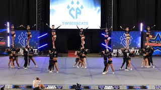 Cheer Athletics Swooshcats Blue Debut 2023 [upl. by Irish]