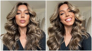 EASY OVERNIGHT HEATLESS CURLS  Robe Curls  Hair Tutorial [upl. by Enelrad245]