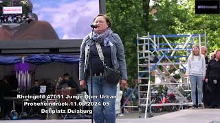 Rheingold 47051 UFO Junge Oper Urban Probeneindruck 11062024 05 Dellplatz Duisburg [upl. by Otrebmal571]