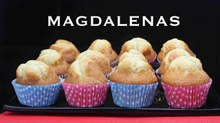 MAGDALENAS CASERAS CON COPETE I LA RECETA QUE FUNCIONA [upl. by Anne-Corinne194]