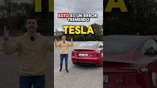 🚗 TESLA Un Error TREMENDO 🤯 [upl. by Iluj169]