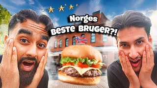 TESTER NORGES BESTE BURGER JØNK [upl. by Aicilyt]