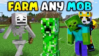 Minecraft  HOW TO FARM ANY MOB  Spawning Mobs [upl. by Waldner280]