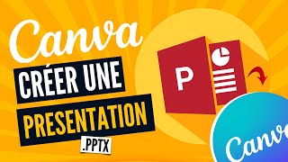 Canva Tutorial  Comment créer une Présentation PowerPoint sur Canva Diaporama PowerPoint sur Canva [upl. by Llerahs]