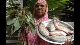 Village Food  Tilapia fish curry is prepared by grandmother [upl. by Agbogla]