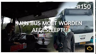 IK KRIJG PECH MET DE BUS WAT NU HET LEVEN VAN DE BUSCHAUFFEUR VLOG 150 [upl. by Ciredec634]