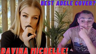 DAVINA MICHELLE  EASY ON ME ADELE COVER EVFAMILYS REACTION [upl. by Edveh]