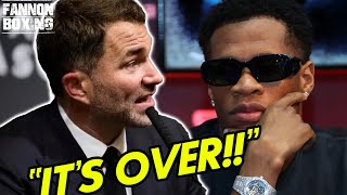 BREAKING DEVIN HANEY REPLACED BY RICHARDSON HITCHENS EDDIE HEARN amp OSCAR ENDING DEVINS CAREER [upl. by Yedorb164]