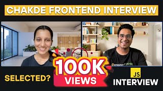 45 Years Experienced Best Javascript Interview  Chakde Frontend Interview EP  01 [upl. by Lundgren610]