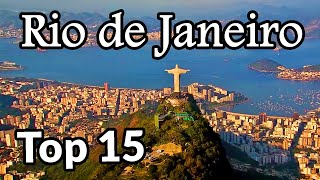 Rio de Janeiro Brazil  Top 15 amazing facts you should know [upl. by Leumas]