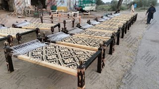 wooden charpai khaat [upl. by Ominorej]