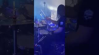 Tobias and Vomitory Live at Metal Mine 2024 drummer metaldrumming [upl. by Balac]