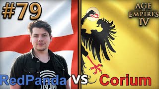 Uralte Türme  BonjwaRedPanda Engländer vs Corium HRR  Age of Empires IV  ReplayCast 79 [upl. by Ayamahs378]