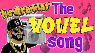 The Vowel Song  MC Grammar 🎤  Educational Rap Songs for Kids 🎵 [upl. by Nolyarg]