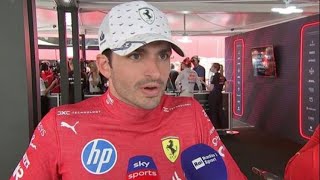 Carlos Sainz points finger at Charles Leclerc as Ferrari tempers flare at Spanish GP [upl. by Ithaman]