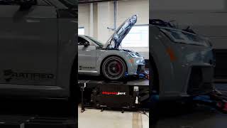 1200 hp Audi TTRS  5cyl Power bigturbo audi audirs3 audittrs racecar [upl. by Samuella]