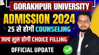 DDU Counselling 2024 Update ✅ DDU Admission 2024 Process  Choice Filling Allotment Ug ampPG Course [upl. by Deeann]