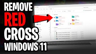 How to Remove Red Cross Mark from Folders and Icons in Windows 11 2024 [upl. by Ritchie]