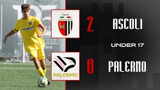 Highlights Under 17  AscoliPalermo 20  Ascoli Calcio [upl. by Atrebor524]