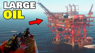 This Is Why 4 Idiots Shouldn’t Run Oil Rig in Rust [upl. by Glassco]