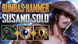 BUMBAS HAMMER OP Susano Solo Gameplay SMITE Conquest [upl. by Edmanda]