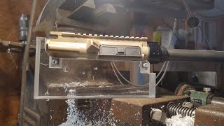 Machining a Clear Acrylic AR15 Lower Pt 2 [upl. by Sonitnatsnoc]