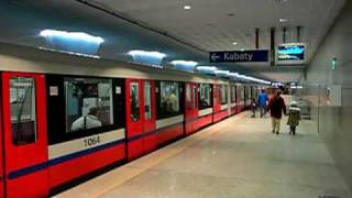 Warsaw Metro Mlociny Station  the very first day [upl. by Notsgnal568]