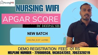 APGAR SCORE PEDIA BY DEEPAK SIR [upl. by Sielen578]