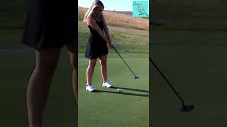 This was a fun one golf birdie chirpersgolf wifeputts [upl. by Zilada]