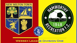 HIGHLIGHTS New Milton Town v Hamworthy Recreation Wessex League Division One [upl. by Tyne]