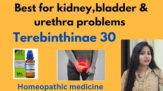 Terebinthinae oleum 30 homeopathic medicine benefits amp uses  Best for urinary problems [upl. by Leemaj]