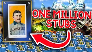 1 MILLION STUB SPENDING SPREE FOR HONUS WAGNER MLB THE SHOW 19 DIAMOND DYNASTY [upl. by Janus]