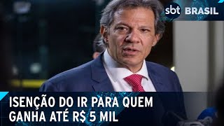 Haddad anuncia isenção do IR para quem ganha até R 5 mil  SBT Brasil 271124 [upl. by Jeniece]