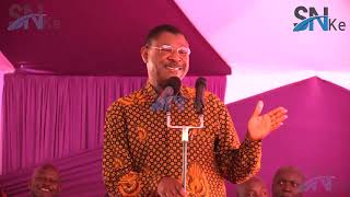 Papa wa Roma Moses Wetangula Condoles With MP Gitonga Murugara Who Lost His Mother [upl. by Euk84]