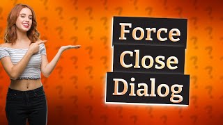 How do I force close a dialog box in Excel [upl. by Jordon]