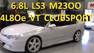 SUPERCHARGED STROKED LS3 VT CLUBSPORT [upl. by Oenire]