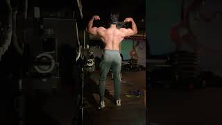 backcheck bodybuilding bodycheck darkness offseason latspread biceps gymshorts share [upl. by Vasileior484]