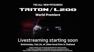 THE ALLNEW MITSUBISHI TRITON  L200 World Premiere Non Edited [upl. by Hahcim]