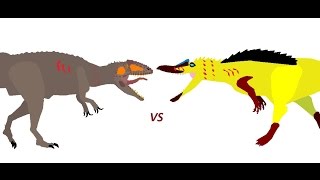 MKOD Giganotosaurus vs Suchomimus [upl. by Pence]