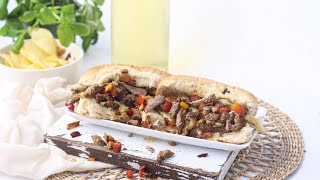 Classic Philly Cheesesteak Recipe [upl. by Swiercz]