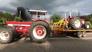 Tractor show parade vertrek historische tractoren show Panningen 2022 Historisch Festival Panningen [upl. by Sabina]